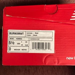 Mid-Cut Burn X Lacrosse Cleats